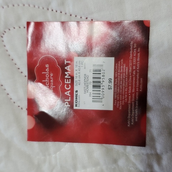 St Nicholas snowmen placemats - Picture 2 of 2